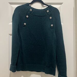 J.Crew embellished wool sweater